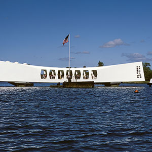 USS Arizona Memorial At Pearl Harbor